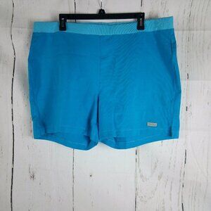 Curves Blue Women's Shorts Size XL